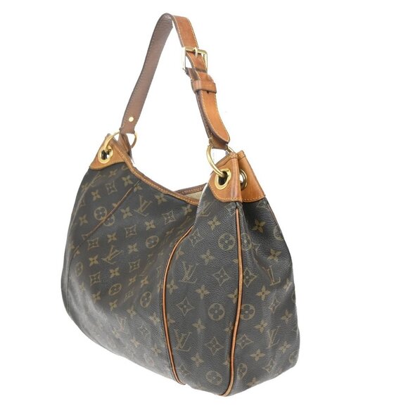 LOUIS VUITTON Galliera PM Shoulder Bag Monogram Leather Brown GD - Picture 4 of 16